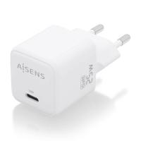 AISENS ASCH-25W1P012-W carregador de dispositivos móveis Universal Branco AC Carregamento rápido Interior, ver imagem 2 de 6