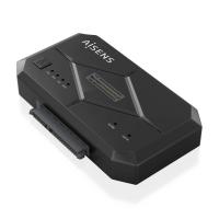 AISENS ASDS-M2SATA04B Docking Station para Discos Rígidos USB 3.2 Gen 1 (3.1 Gen 1) Type-C Preto