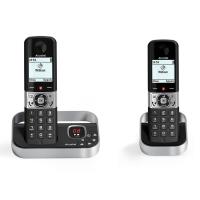 Alcatel F890 Voice Duo zwart Telefone DECT Identificação de chamadas Preto, Prateado