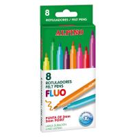 Alpino AR001005 caneta de feltro Fina Multicor 8 unidade(s)