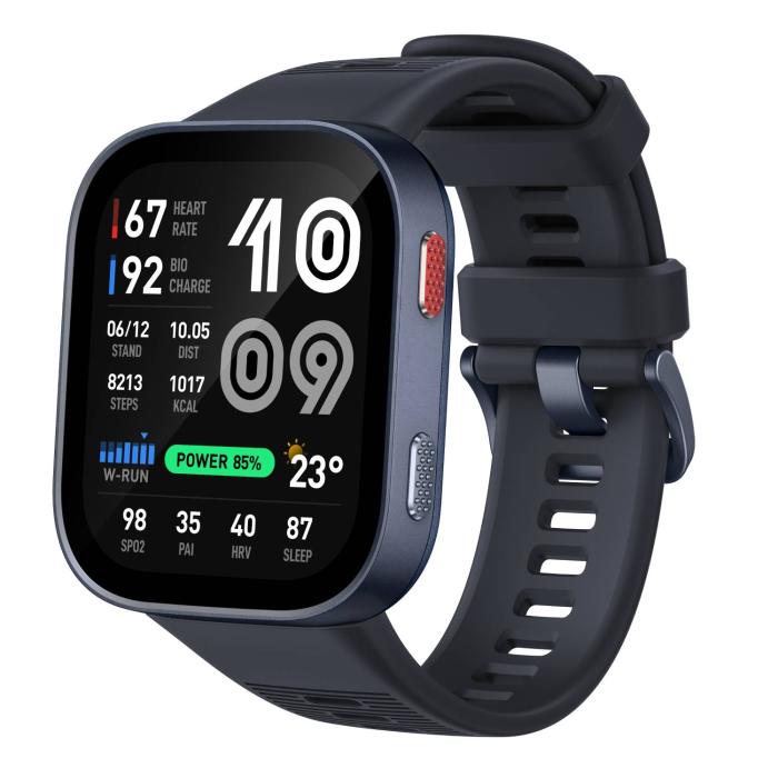 Amazfit Bip Max 5,26 cm (2.07'') AMOLED Digital 432 x 514 pixels Ecrã táctil Azul GPS
