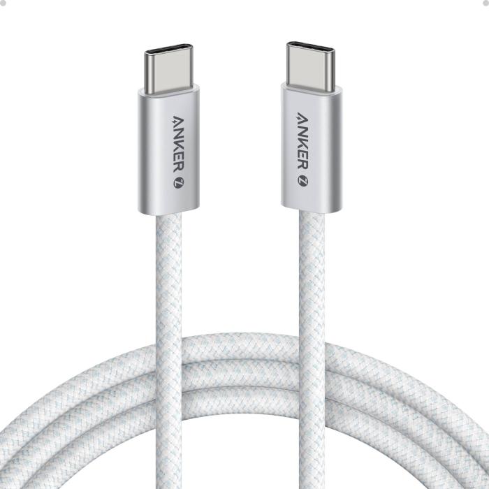 Anker A8060H21 cabo USB 1 m USB C 0,48 Gbit/s 240 W Branco — imagem 2 de 2
