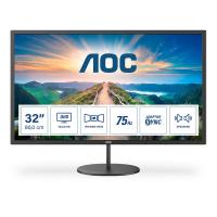 AOC V4 Q32V4 monitor de ecrã 80 cm (31.5'') 2560 x 1440 pixels 2K Ultra HD LED Preto