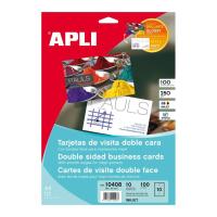 APLI 10408 cartão de visita Jato de tinta Branco 10 unidade(s)