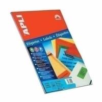 APLI Self-adhesive labels 210 x 297mm Blue etiqueta autocolante Azul 20 unidade(s)