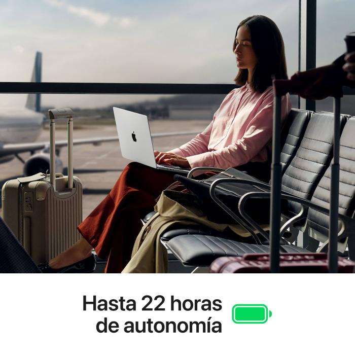 Apple MacBook Pro Apple M M5 Pro Computador portátil 36,1 cm (14.2'') 24 GB 2 TB SSD Wi-Fi 7 (802.11be) macOS Tahoe Prateado — imagem 5 de 18