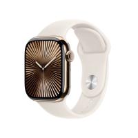 Apple Watch Series 10 OLED 42 mm Digital 374 x 446 pixels Ecrã táctil 4G Dourado Wi-Fi GPS