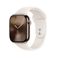 Apple Watch Series 10 OLED 46 mm Digital 416 x 496 pixels Ecrã táctil 4G Dourado Wi-Fi GPS