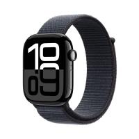 Apple Watch Series 10 OLED 46 mm Digital 416 x 496 pixels Ecrã táctil 4G Preto Wi-Fi GPS