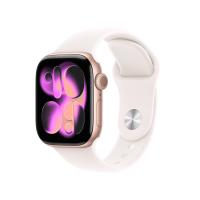 Apple Watch Series 11 OLED 42 mm Digital 374 x 446 pixels Ecrã táctil 5G Rosa dourado Wi-Fi GPS