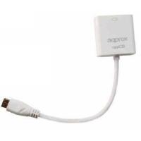 Approx appC20 miniHDMI VGA Branco cabo de interface/adaptador de género