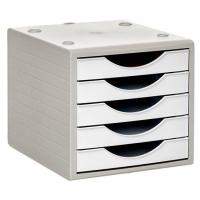 Archivo 2000 4005 BL unidade de gavetas de escritório Cinzento, Branco