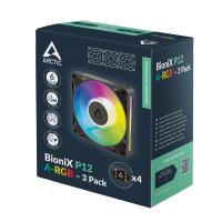 ARCTIC BioniX P12 A-RGB Caixa de computador Ventoinha 12 cm Preto 3 unidade(s), ver imagem 10 de 20