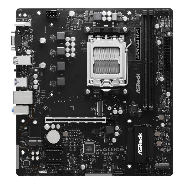 Asrock A620AM-HVS AMD A620A Ranhura AM5 micro ATX — imagem 7 de 10