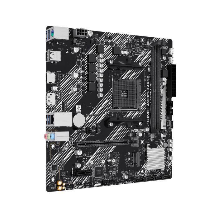 ASUS PRIME A520M-K ARGB AMD A520 Socket AM4 micro ATX — imagem 2 de 12