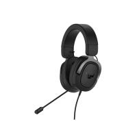 ASUS TUF Gaming H3 Auscultadores Com fios Fita de cabeça Jogos Preto, Cinzento