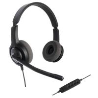 Axtel VOICE UC28 stereo USB-A Auscultadores Com fios Fita de cabeça Escritório/Call center USB Type-A Preto