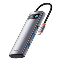 Baseus Metal Gleam USB Type-C 5000 Mbit/s Cinzento