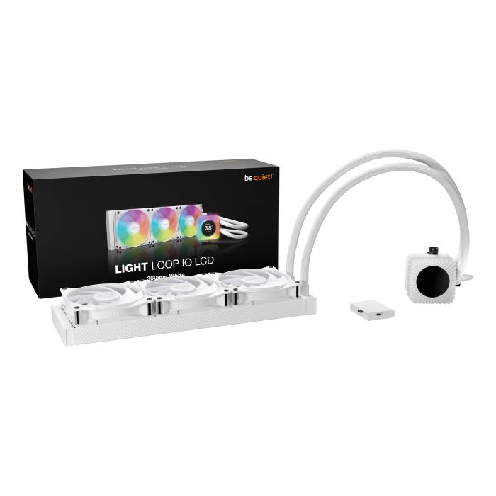 be quiet! LIGHT LOOP IO LCD | 360mm Processador Refrigerador líquido all-in-one 12 cm Branco 1 unidade(s) — imagem 2 de 12