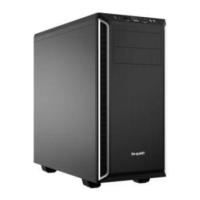 be quiet! Pure Base 600 Torre-Midi Preto, Prateado caixa para computador