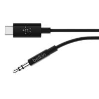 Belkin RockStar™ 3.5mm Audio Cable with USB-C™ Connector cabo de áudio USB C Preto
