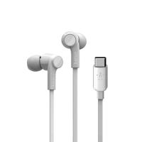 Belkin ROCKSTAR Auscultadores Com fios Intra-auditivo Chamadas/Música USB Type-C Branco