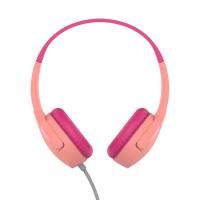 Belkin SoundForm Mini Auscultadores Com fios Fita de cabeça Chamadas/Música/Desporto/Dia-a-dia Rosa