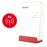 Box FRITZ! 6860 5G Edition International router sem fios Gigabit Ethernet Dual-band (2,4 GHz / 5 GHz)