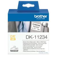 Brother DK-11234 etiqueta para impressão Branco Etiqueta de impressora auto-adesiva, ver imagem 1 de 3