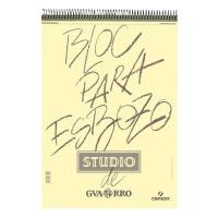 Canson Guarro Esbozo Studio caderno e bloco de notas A3 100 folhas Bege, Cinzento