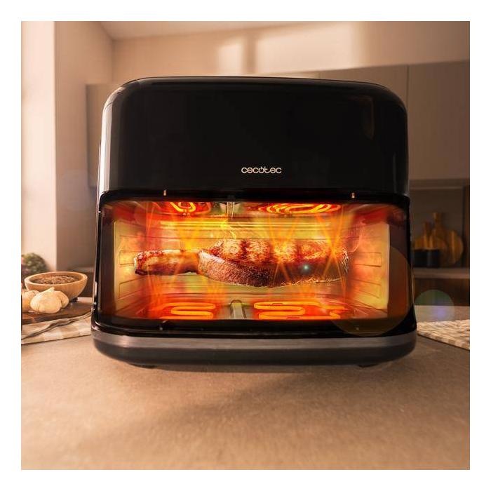 Cecotec Cecofry&Grill Smokin'Prime 11000 Individual 11 l Independente 2800 W Fritadeira a ar quente Preto — imagem 7 de 28