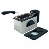 Comelec FR3082 Individual 2 l Independente 2000 W Fritadeira Preto, Aço inoxidável