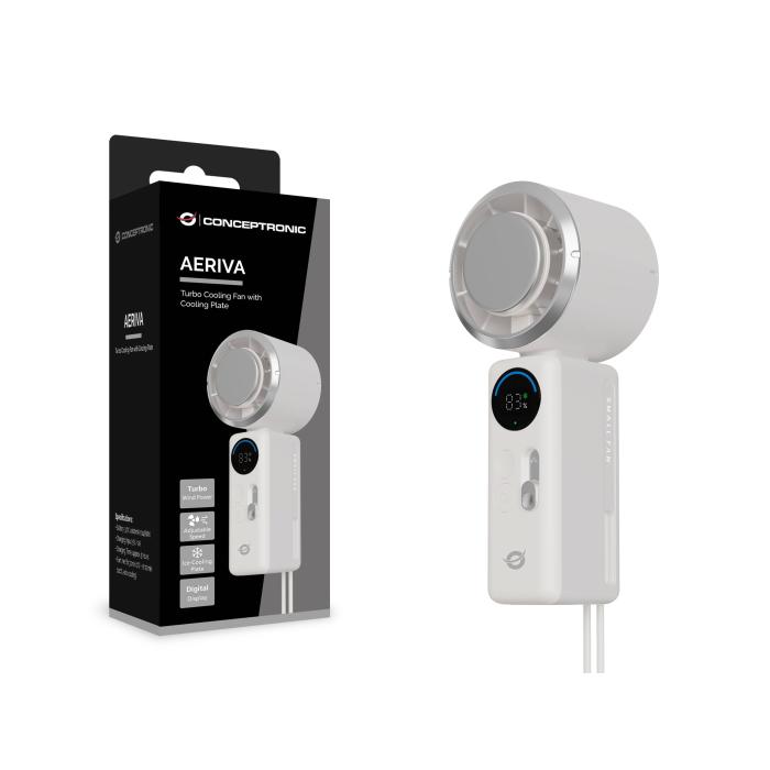 Conceptronic AERIVA03C ventoinha manual Creme Ventoinha portátil — imagem 8 de 10
