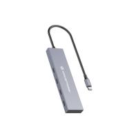 Conceptronic HUBBIES14G hub de interface USB 3.2 Gen 2 (3.1 Gen 2) Type-C 10000 Mbit/s Cinzento
