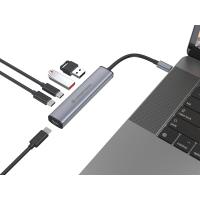 Conceptronic HUBBIES22G hub de interface USB 3.2 Gen 1 (3.1 Gen 1) Type-C 5000 Mbit/s Cinzento, ver imagem 10 de 12