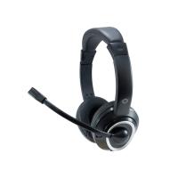Conceptronic POLONA Auscultadores Com fios Fita de cabeça Chamadas/Música USB Type-A Preto