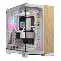 Corsair CC-9011284-WW caixa para computador Midi Tower Bamboo, Branco