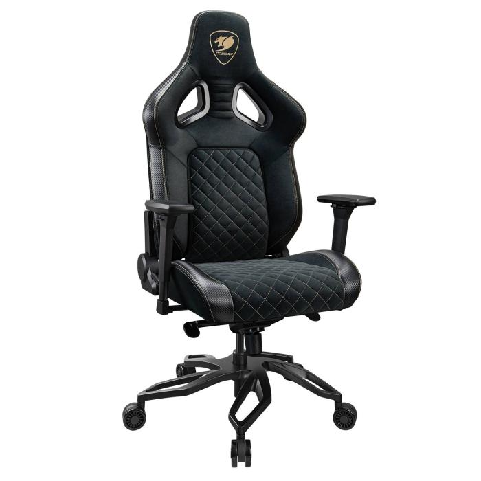 COUGAR CGR-T2F-GLB Cadeira de jogos universal Assento estofado e alcochoado Preto — imagem 2 de 20