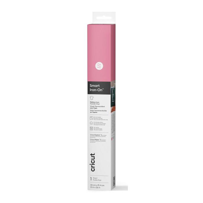 Cricut Smart Iron-On Rolo de vinil de transferência térmica Vinil de transferência térmica suave 1 folhas