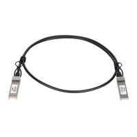 D-Link DEM-CB100S28 Cabo InfiniBand/Fibra Ótica 1 m SFP28 Preto, Prateado