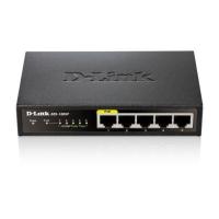D-Link DES-1005P Unmanaged network switch Apoio Power over Ethernet (PoE) Preto comutador de rede