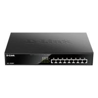 D-Link DGS-1008MP switch de rede Não-gerido Gigabit Ethernet (10/100/1000) Power over Ethernet (PoE) 1U Preto