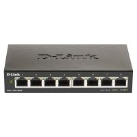 D-Link DGS-1100-08V2 Gerido L2 Gigabit Ethernet (10/100/1000) Preto