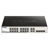 D-Link DGS-1210-20 switch de rede Gerido L2 Gigabit Ethernet (10/100/1000) 1U Preto