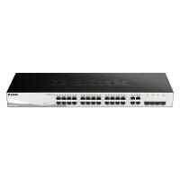 D-Link DGS-1210-28 switch de rede Gerido L2 Gigabit Ethernet (10/100/1000) 1U Preto