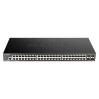 D-Link DGS-1250-52X switch de rede Gerido L3 Gigabit Ethernet (10/100/1000) Preto