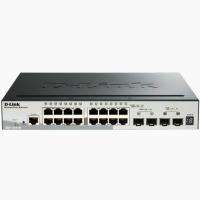 D-Link DGS-1510-20 Managed network switch L3 Gigabit Ethernet (10/100/1000) Preto comutador de rede