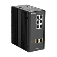 D-Link DIS‑300G‑8PSW Gerido L2 Gigabit Ethernet (10/100/1000) Power over Ethernet (PoE) Preto