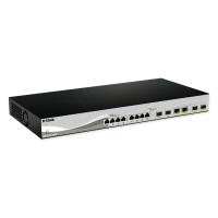 D-Link DXS-1210-12SC switch de rede Gerido L2/L3 1U Preto, Prateado