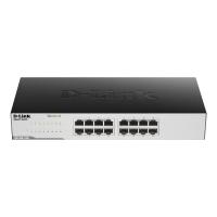 D-Link GO-SW-16G switch de rede Não-gerido Gigabit Ethernet (10/100/1000) Preto